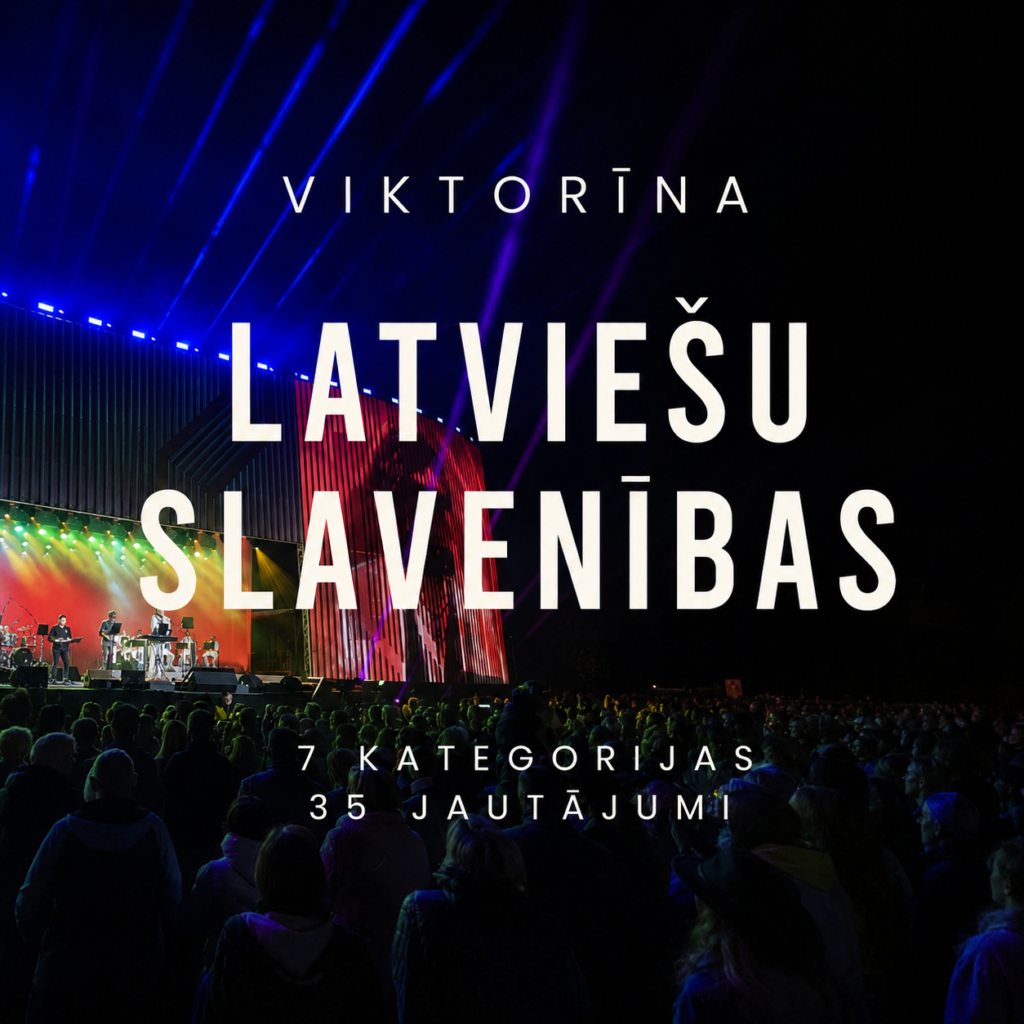 Jautra viktorīna par latviešu slavenībām
