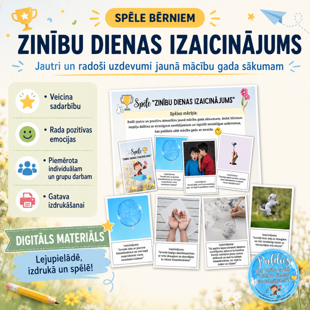 Spēle – Zinību dienas izaicinājums