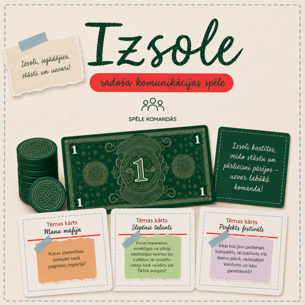 Jautra ballīšu spēle: IZSOLE