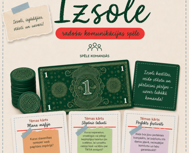 Jautra ballīšu spēle: IZSOLE