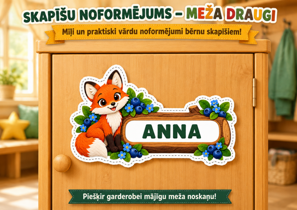 Noformējums – MEŽA DRAUGI | marķējums