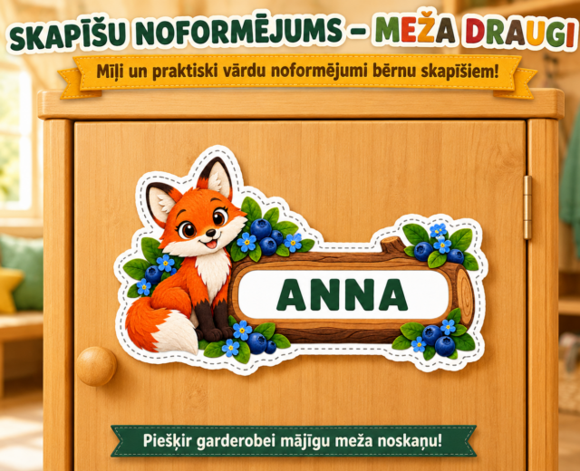 Noformējums – MEŽA DRAUGI | marķējums