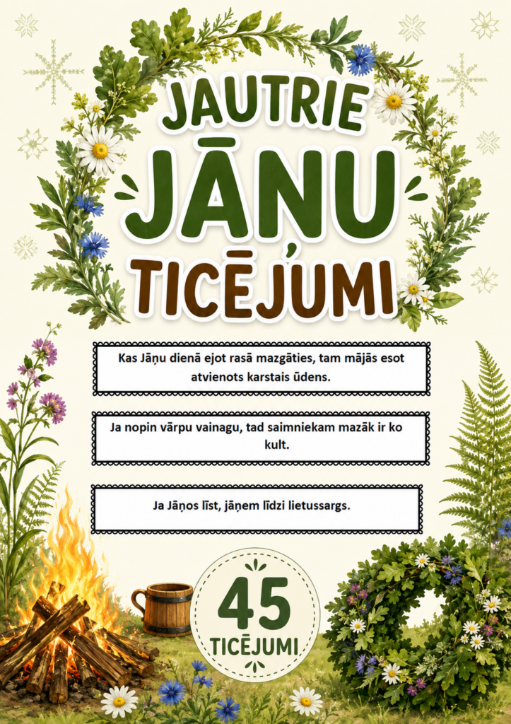JAUTRIE JĀŅU TICĒJUMI