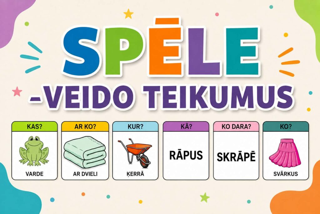 SPĒLE - VEIDO TEIKUMUS