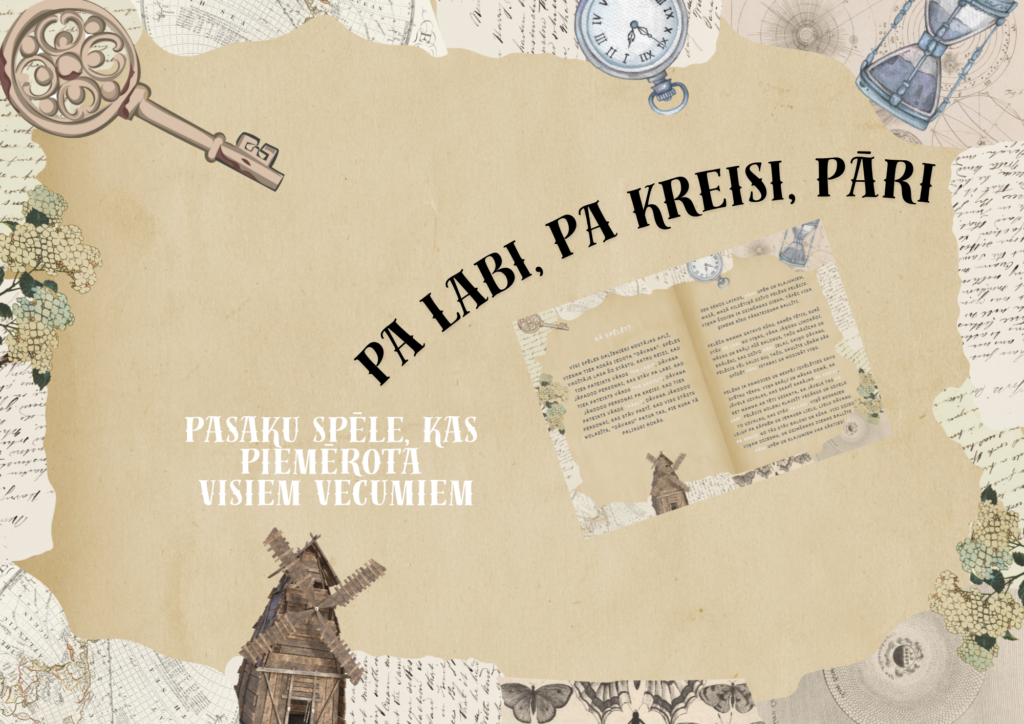 Pa labi, pa kreisi, pāri: jautra dzimšanas dienas spēle
