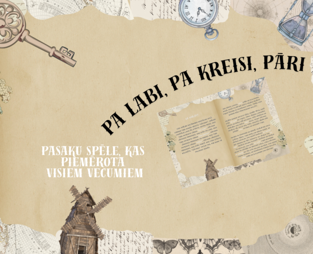 Pa labi, pa kreisi, pāri: jautra dzimšanas dienas spēle