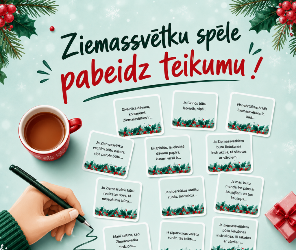 Ziemassvētku spēle: pabeidz teikumu