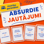 Jautra ballīšu spēle: absurdie jautājumi