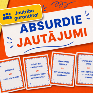 Jautra ballīšu spēle: absurdie jautājumi