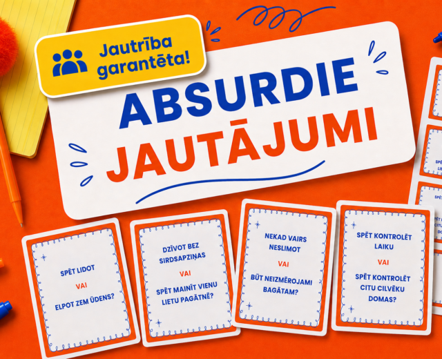 Jautra ballīšu spēle: absurdie jautājumi