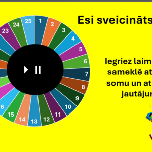 1. septembra viktorīna ar laimes ratu
