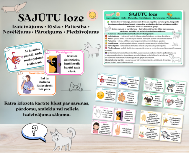 Sarunu spēle - SAJŪTU loze