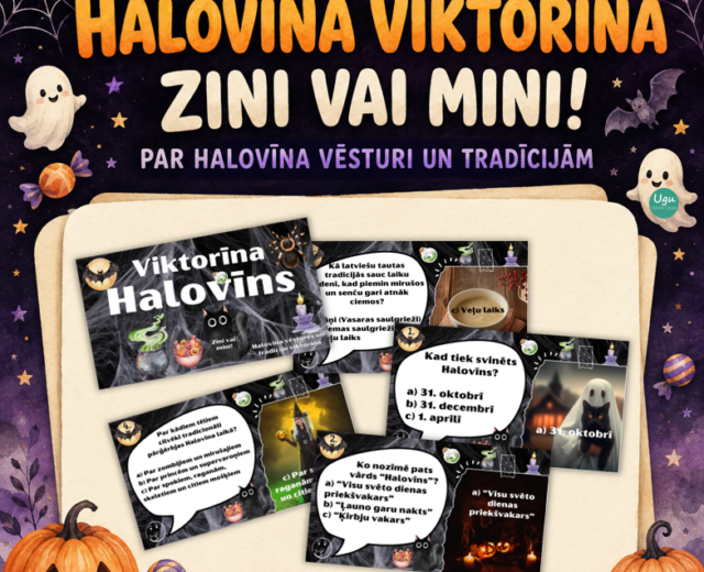 Halovīna viktorīna “Zini vai mini!”