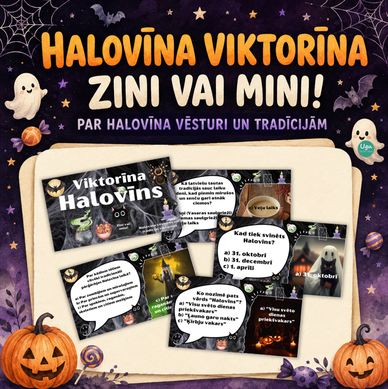 Halovīna viktorīna “Zini vai mini!”