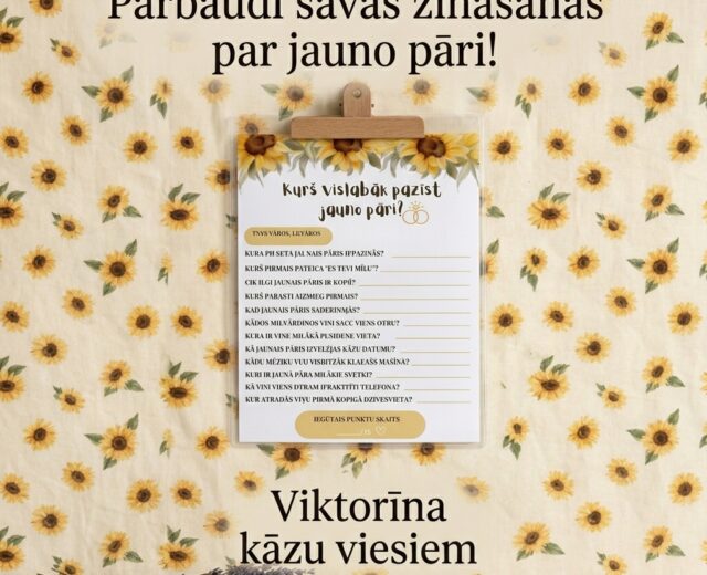 Viktorīna kāzām
