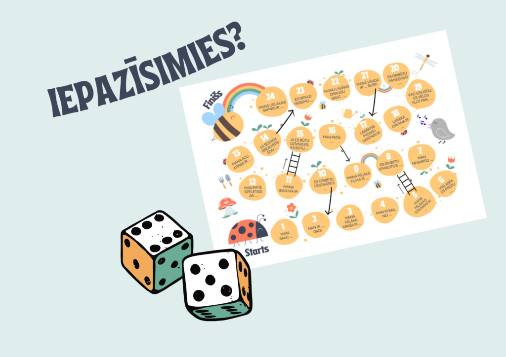 Ballīšu spēle bērniem: IEPAZĪSIMIES?