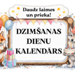 DZIMŠANAS DIENU KALENDĀRS – MEŽA DRAUGI – attēls 2