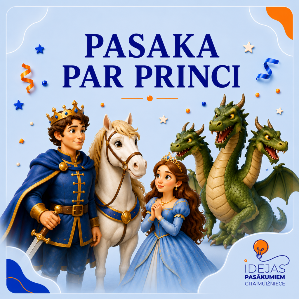 Humoristiska teatralizēta improvizācijas aktivitāte Pasaka par princi