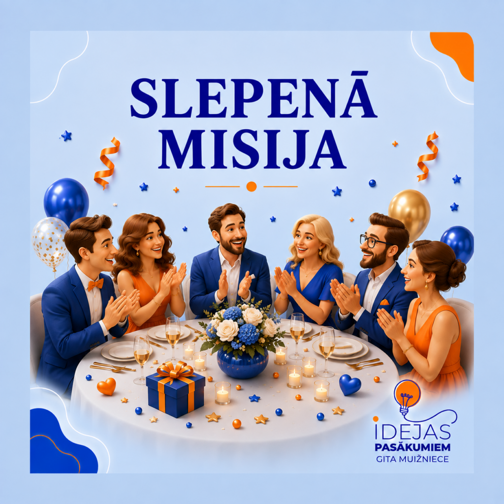 Aktivitāte jubilejai Slepenā misija