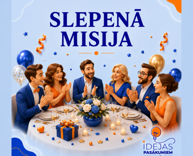 Aktivitāte jubilejai Slepenā misija