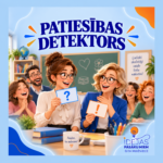 Jautājumu-atbilžu spēle Skolotāju dienai Patiesības detektors
