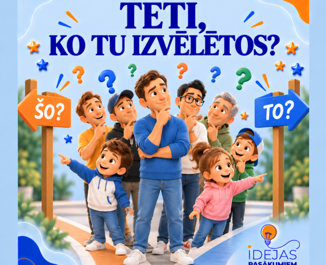 Dinamiska Tēva dienas spēle Tēti, ko tu izvēlētos?