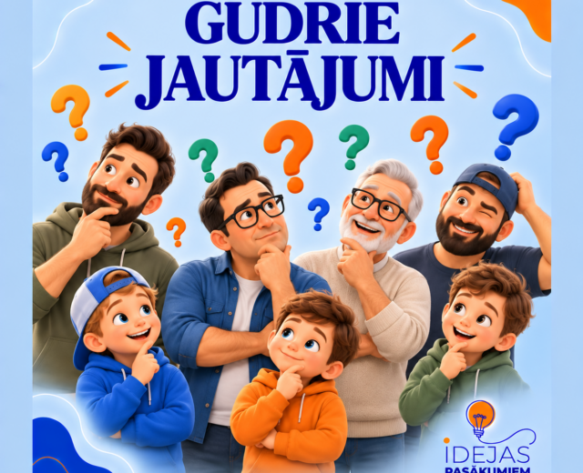 Tēva dienas interviju spēle Gudrie jautājumi