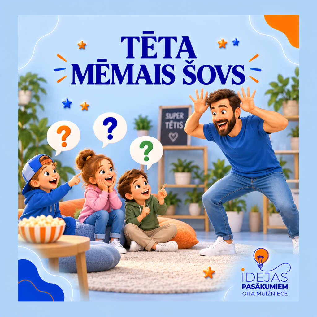 Tēva dienas mēmā šova spēle Tēta mēmais šovs