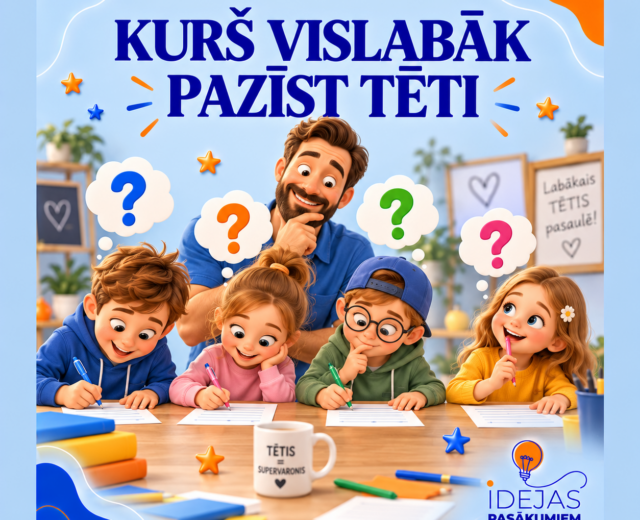 Tēva dienas spēle Kurš vislabāk pazīst tēti?