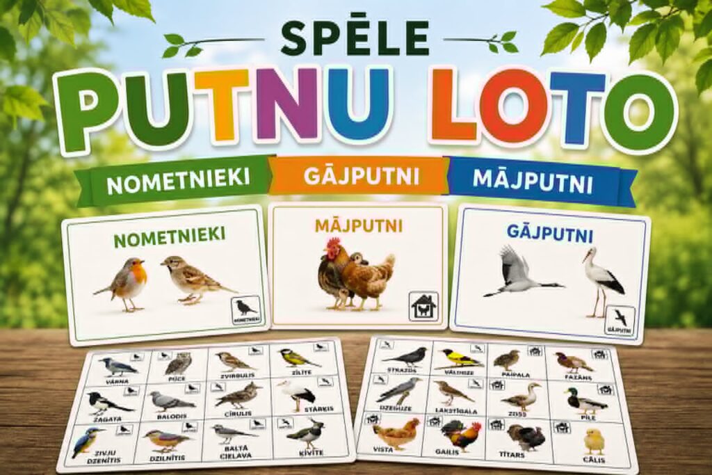 SPĒLE - PUTNU LOTO