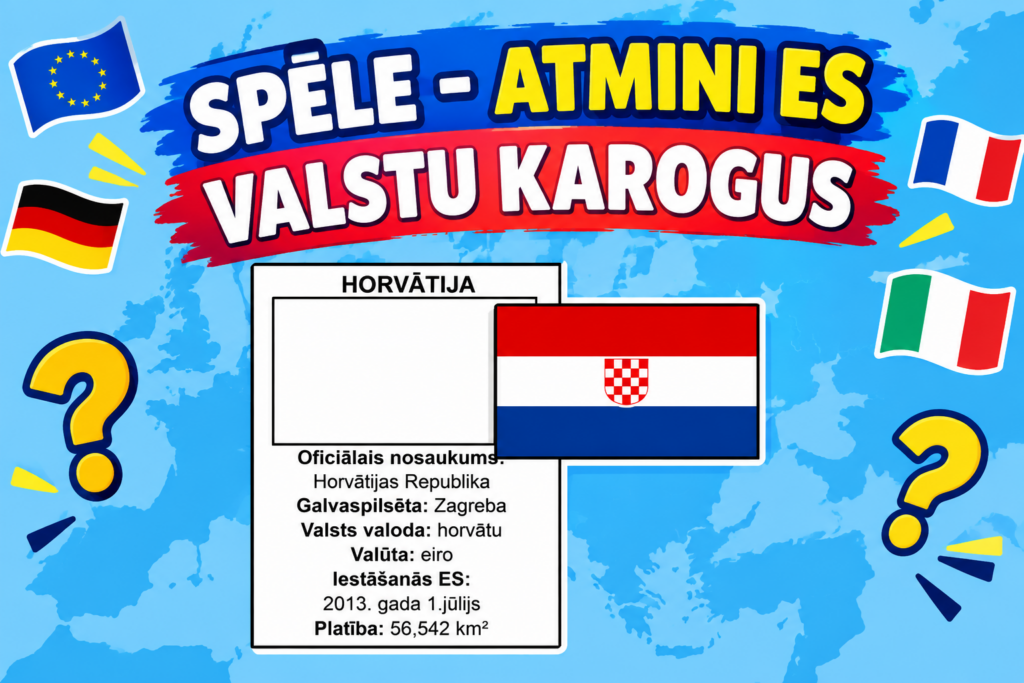 SPĒLE - ATMINI ES VALSTU KAROGUS