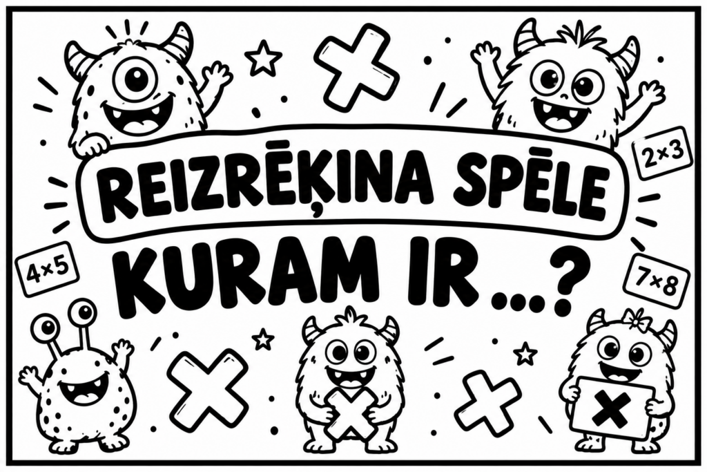 REIZRĒĶINA SPĒLE "KURAM IR"