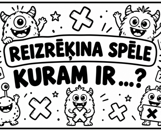 REIZRĒĶINA SPĒLE "KURAM IR"