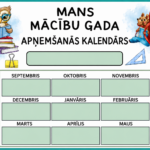 MANS MĀCĪBU GADA APŅEMŠANĀS KALENDĀRS
