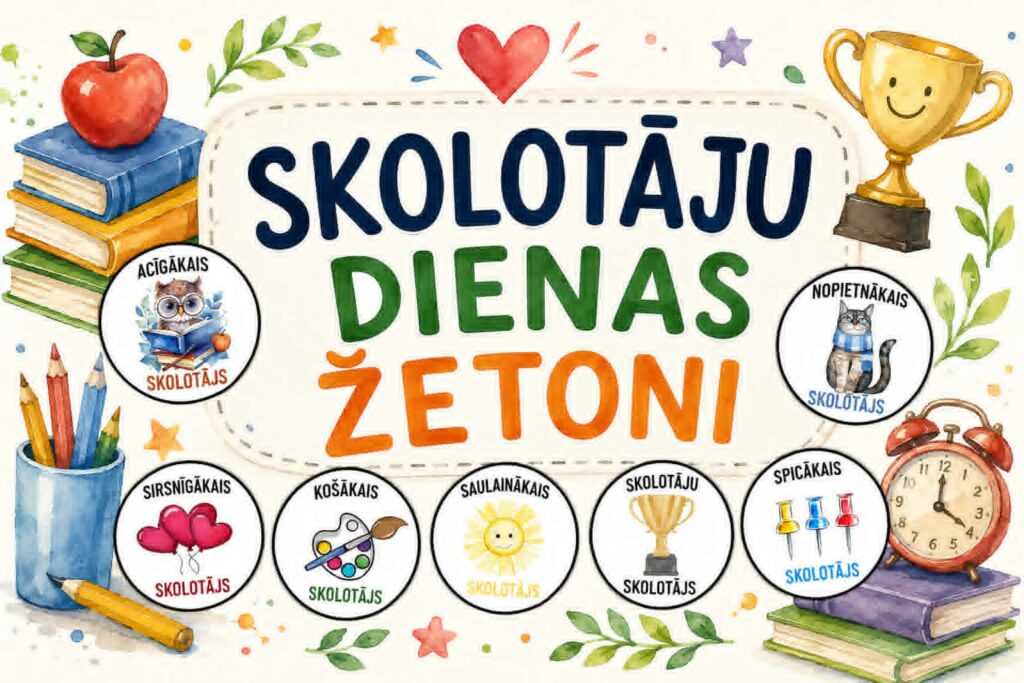 SKOLOTĀJU DIENAS ŽETONI
