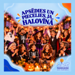 Divas jautras kustību spēles “Apsēdies un piecelies, ja… Halovīnā”