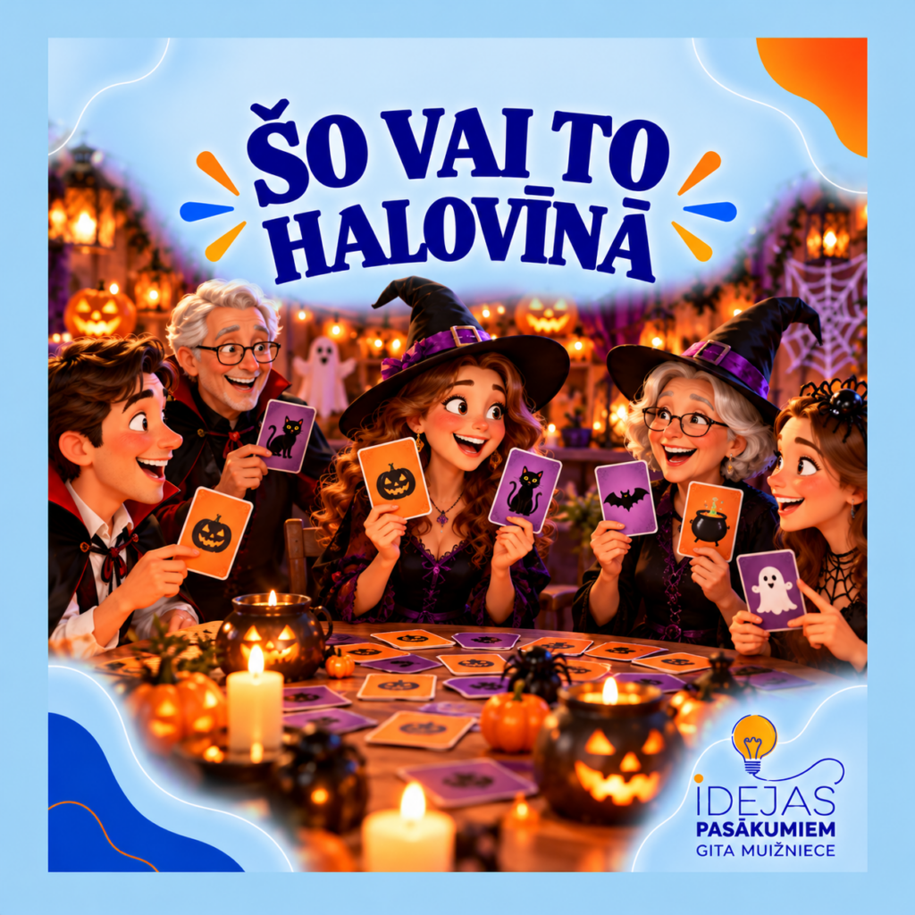 Jautra izvēļu spēle “Šo vai to Halovīnā”