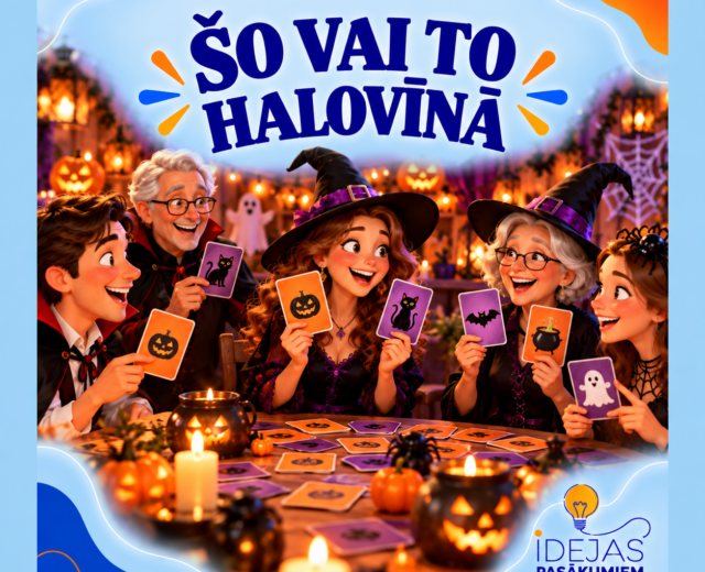 Jautra izvēļu spēle “Šo vai to Halovīnā”