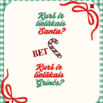 Kurš ir lielākais Grinčs, bet kurš Ziemassvētku vecītis?