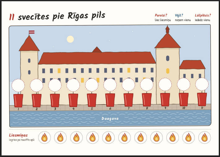Lāčplēša diena "Iededz sveci"