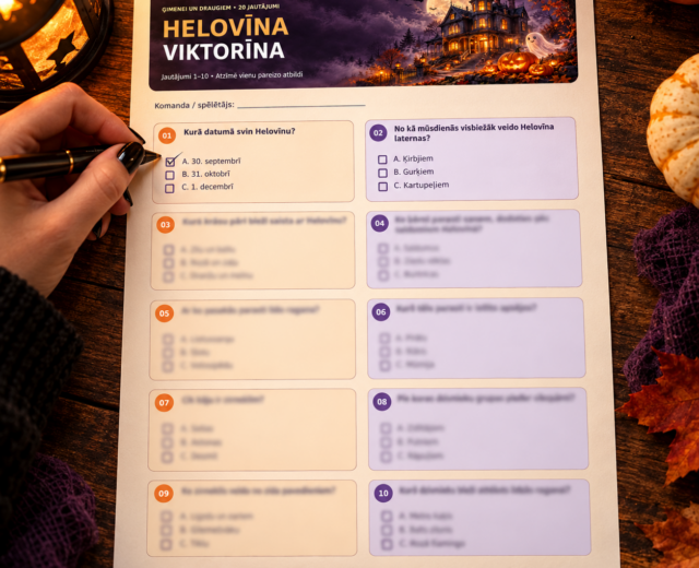 Helovīna viktorīna