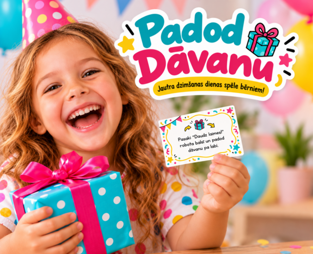 Padod dāvanu – jautra dzimšanas dienas spēle bērniem