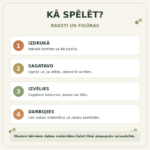 Kastaņu rakstu spēle bērniem – attēls 3